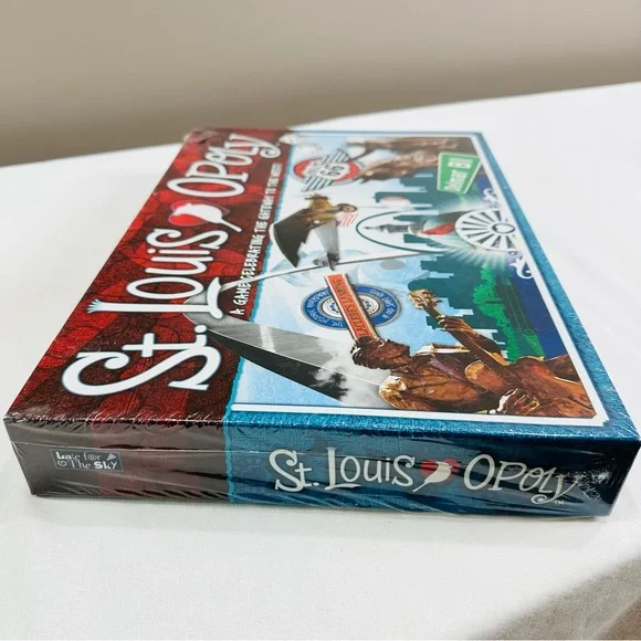 NIB ST LOUIS OPOLY : A GAME CELEBRATING THE GATEWAY TO THE WEST!! BOARD GAME - Picture 10 of 11